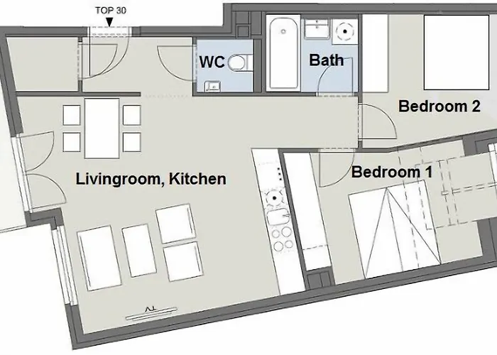 Апартаменти Mainstation - 10 Minutes To Citycenter - With Aircondition *